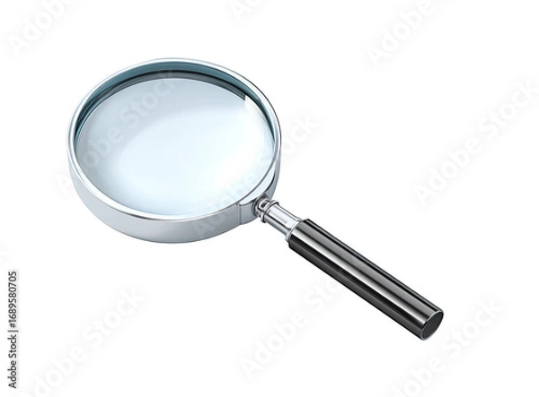 Fototapeta A 3D magnifying glass