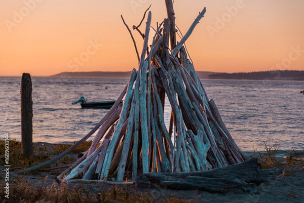 Obraz sunset on the beach