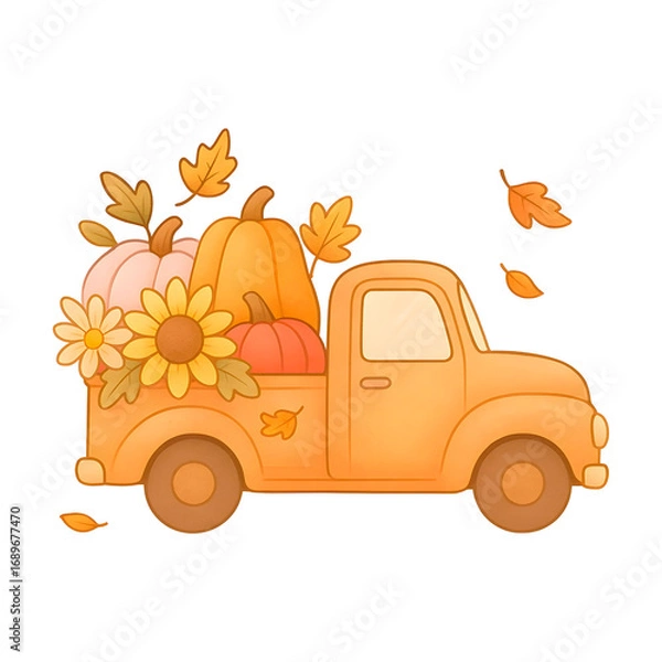 Obraz Pumpkin Truck