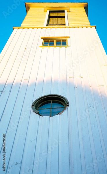 Obraz Close up of a bell tower on a church in Melbu