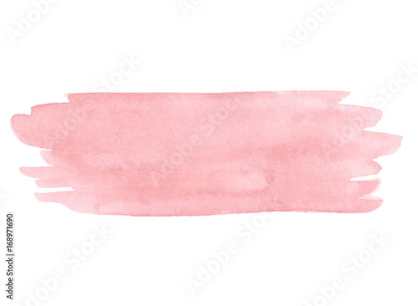 Fototapeta Wektor ręcznie malowane różowe tekstury na białym tle na białym tle.