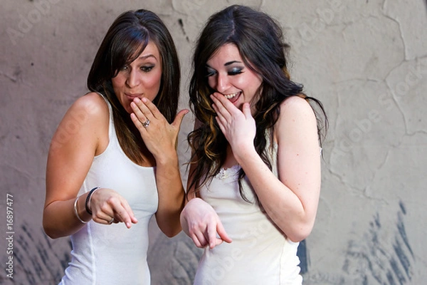 Obraz Chichoczące dziewczyny