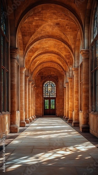 Obraz Stone arches columns natural light photos