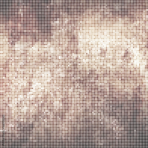 Obraz brown and white abstract chess background. chocolate squares background. coffee grunge texture. halftone effect. vector illustration