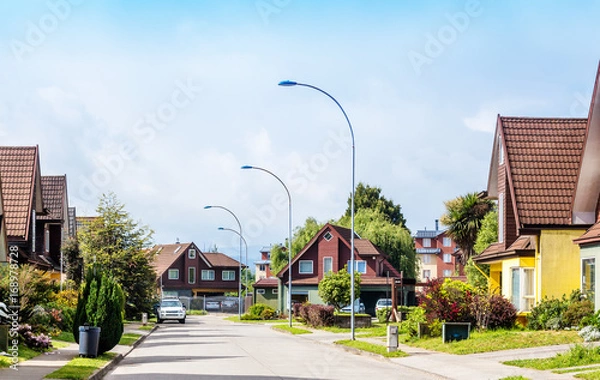 Obraz Middle class neighborhood