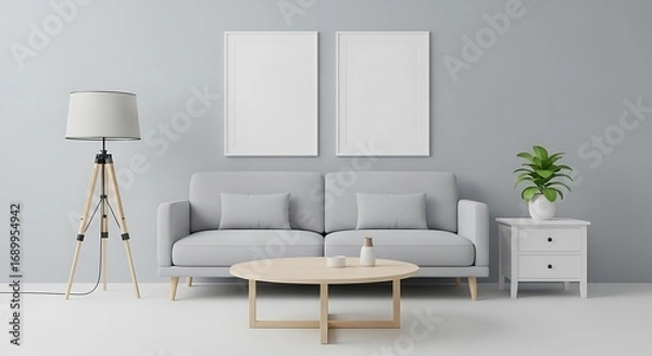 Fototapeta Modern Living Room Interior Design.