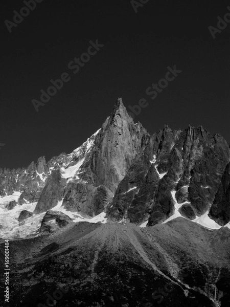 Obraz Les Dru Chamonix
