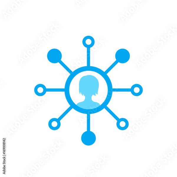 Fototapeta stockholder vector icon on white