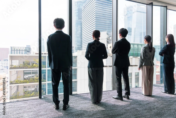 Fototapeta ビジネスグループ チームワーク