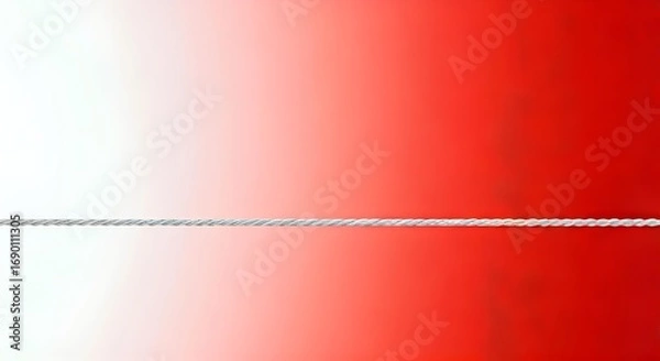 Fototapeta Abstract Red and White Gradient Background with Subtle Line
