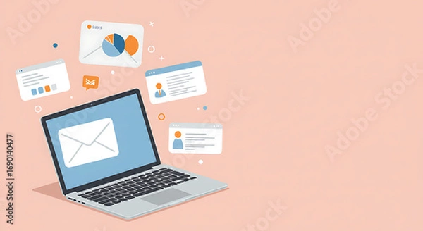 Fototapeta Streamline Your Workflow with Smart Email Management