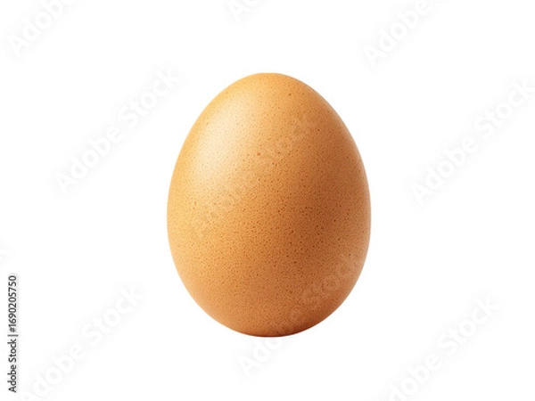 Fototapeta Single brown chicken egg isolated on black background, Isolated On White Background, Png Transparent