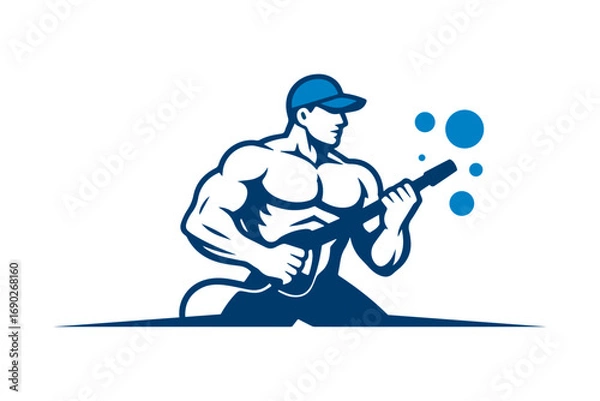 Obraz logo and illustration design template editable and high resolution image vector for business promotion and graphic branding tools