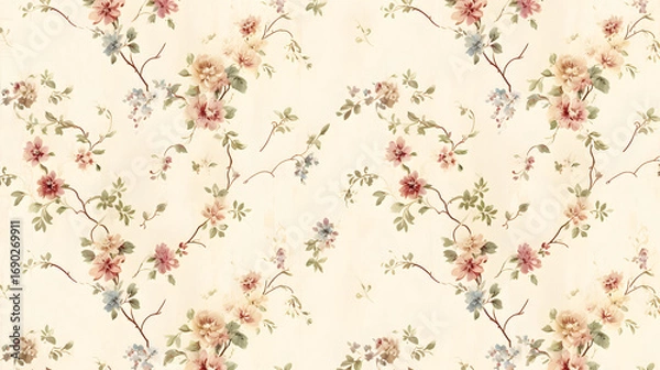 Obraz seamless floral pattern