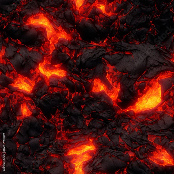 Fototapeta seamless lava texture