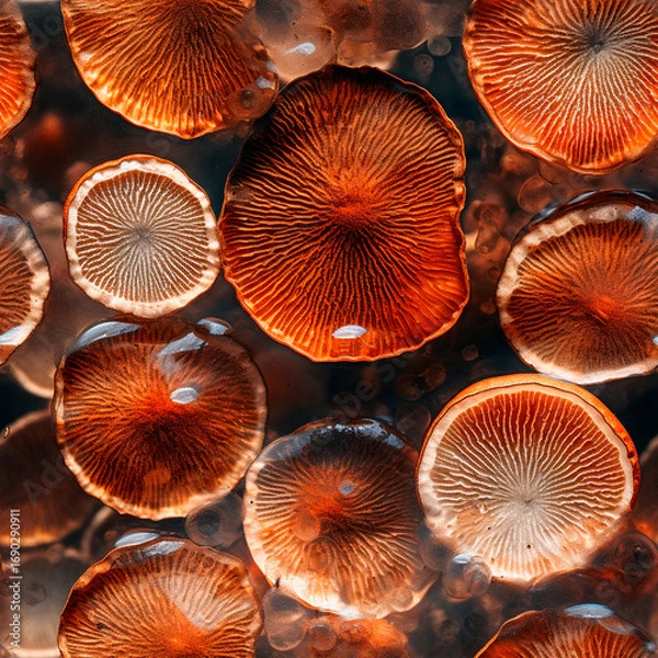 Fototapeta seamless abstract background with circles