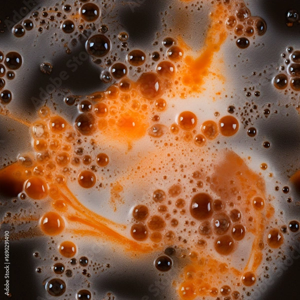 Fototapeta seamless abstract background with bubbles