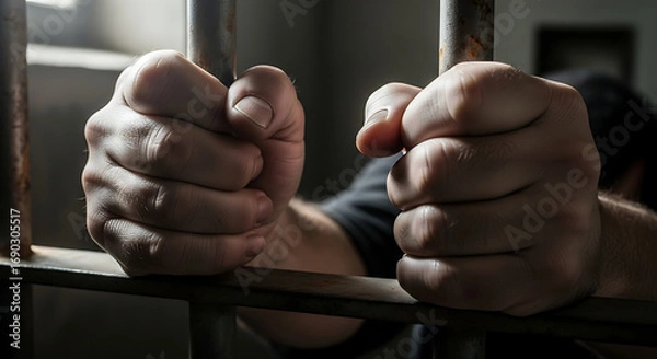 Fototapeta Experience a raw, first-hand account of life behind prison walls.

