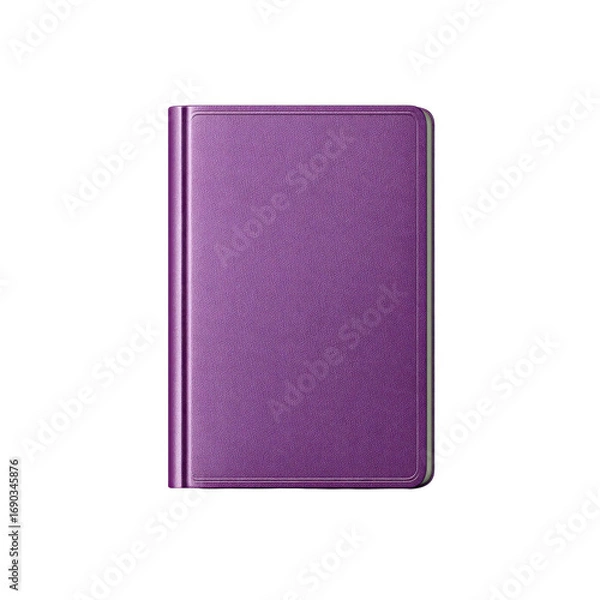 Obraz Purple Notebook Mockup Blank Cover for Design Presentation