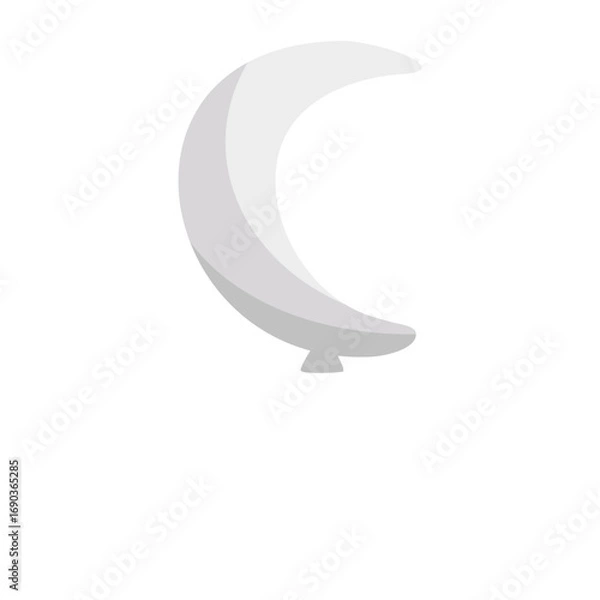 Fototapeta Serene moonlit night over a tranquil lake with silhouettes of trees and stars in the background