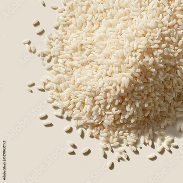 Fototapeta white rice background