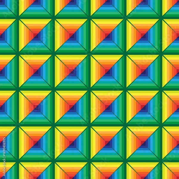 Obraz Seamless Vector Pattern Design Illustration