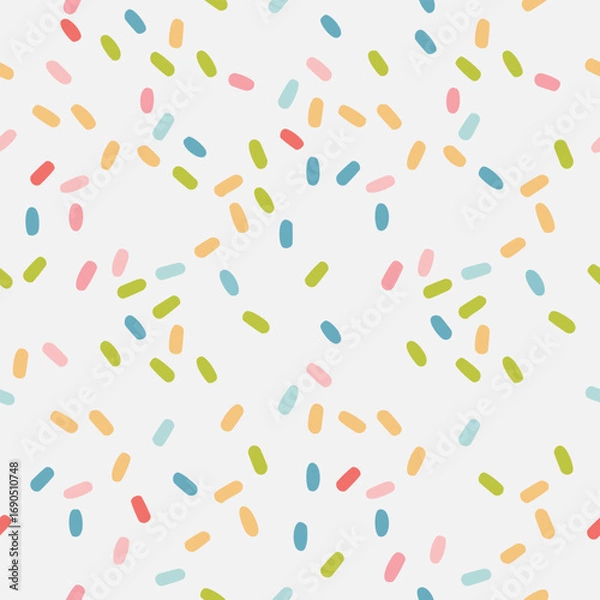 Fototapeta Sprinkle Paper Pack  Seamless  