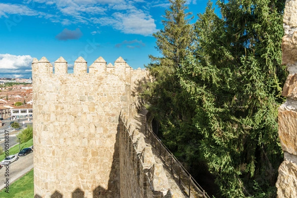 Obraz Vistas de la ciudad Amurallada de Avila