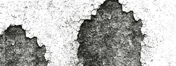 Obraz Abstract paint splatter effect with messy ink blot design