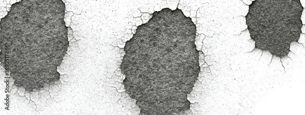 Obraz Abstract paint splatter effect with messy ink blot design