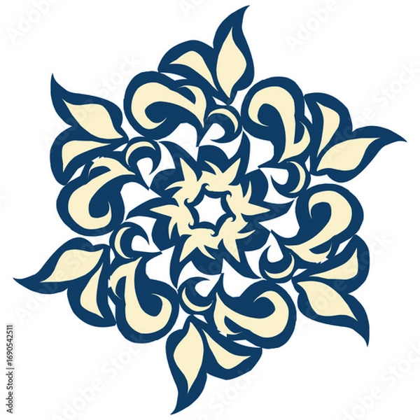 Obraz abstract floral design