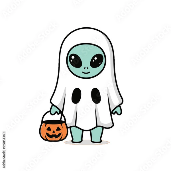 Obraz Alien Trick or Treater