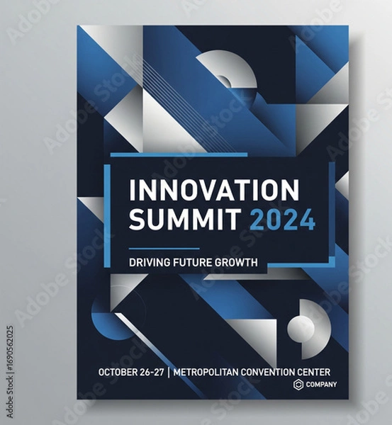 Obraz "Modern minimal social media and presentation design templates, including cafe posters, travel slides, lifestyle layouts, abstract backgrounds, corporate business flyers, and creative photo frames, pr