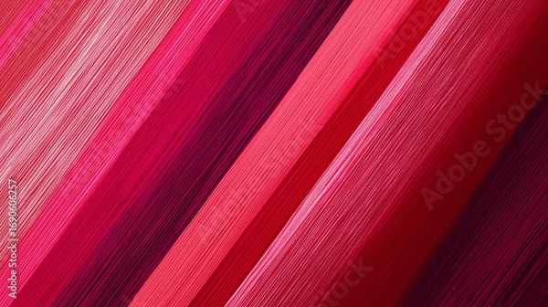 Fototapeta A vibrant pink abstract background featuring dynamic and stylish stripe patterns.
