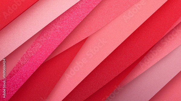 Fototapeta A vibrant pink abstract background featuring dynamic and stylish stripe patterns.
