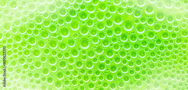 Fototapeta Macro water bubbles sparkling. Liquid bubble, Molecule, water sp