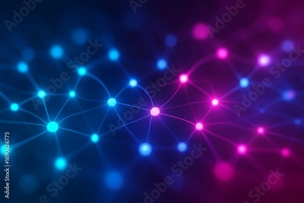 Obraz Neural Synapses Abstract