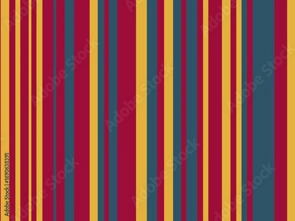 Obraz Colorful vertical stripes create a dynamic and modern abstract design.