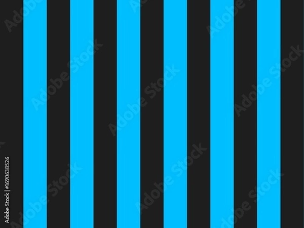 Obraz Bold blue and black stripes create a striking abstract pattern.