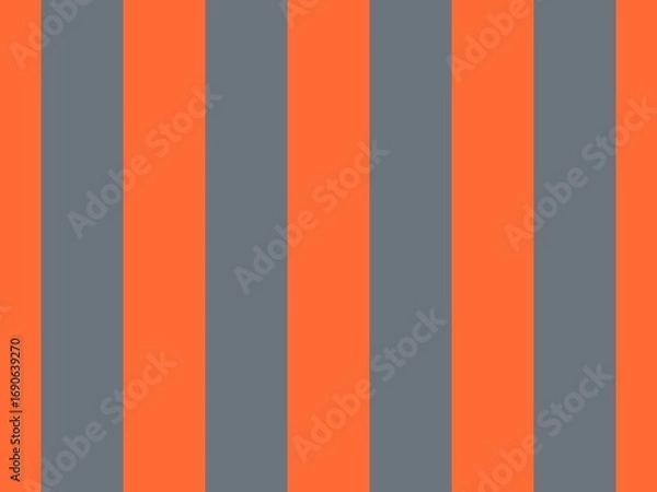 Obraz Vertical stripes pattern in orange and gray.