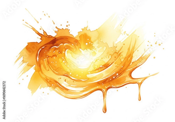 Obraz "High quality artistic background design, creative watercolor textures, modern poster style, minimal layout, vibrant colors, soft gradients, abstract patterns, aesthetic design for social media and pr