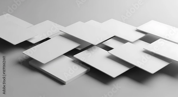 Fototapeta Abstract Geometric Shapes Background.