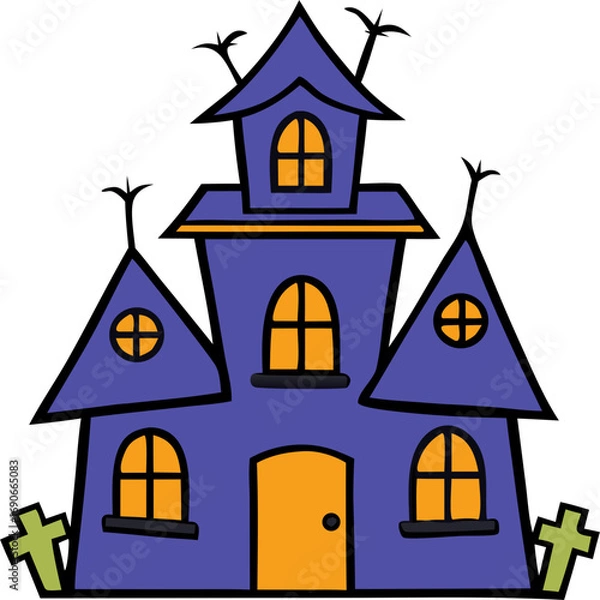 Fototapeta haunted house 1