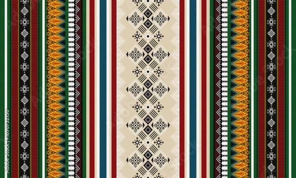 Fototapeta seamless geometric pattern with geometric elements
