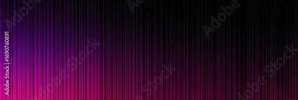 Fototapeta Abstract background with vertical stripes creating a purple to black gradient pattern. Digital texture for modern design.
