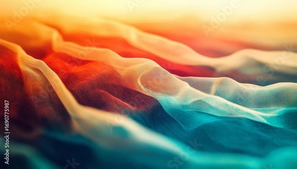 Fototapeta Vibrant Autumn Color Palette Background Perfect for Design Projects Fall colorimetry
