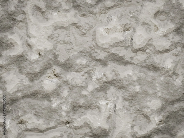 Fototapeta Abstract grayish cement rock texture with uneven surface details.