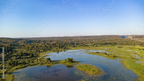 Obraz landscape with river