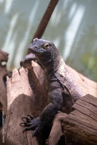 Obraz iguana on a tree