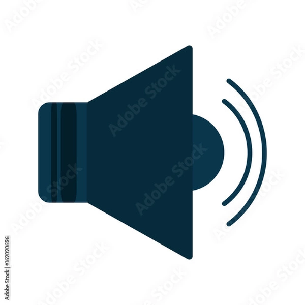 Obraz single speaker icon image vector illustration design